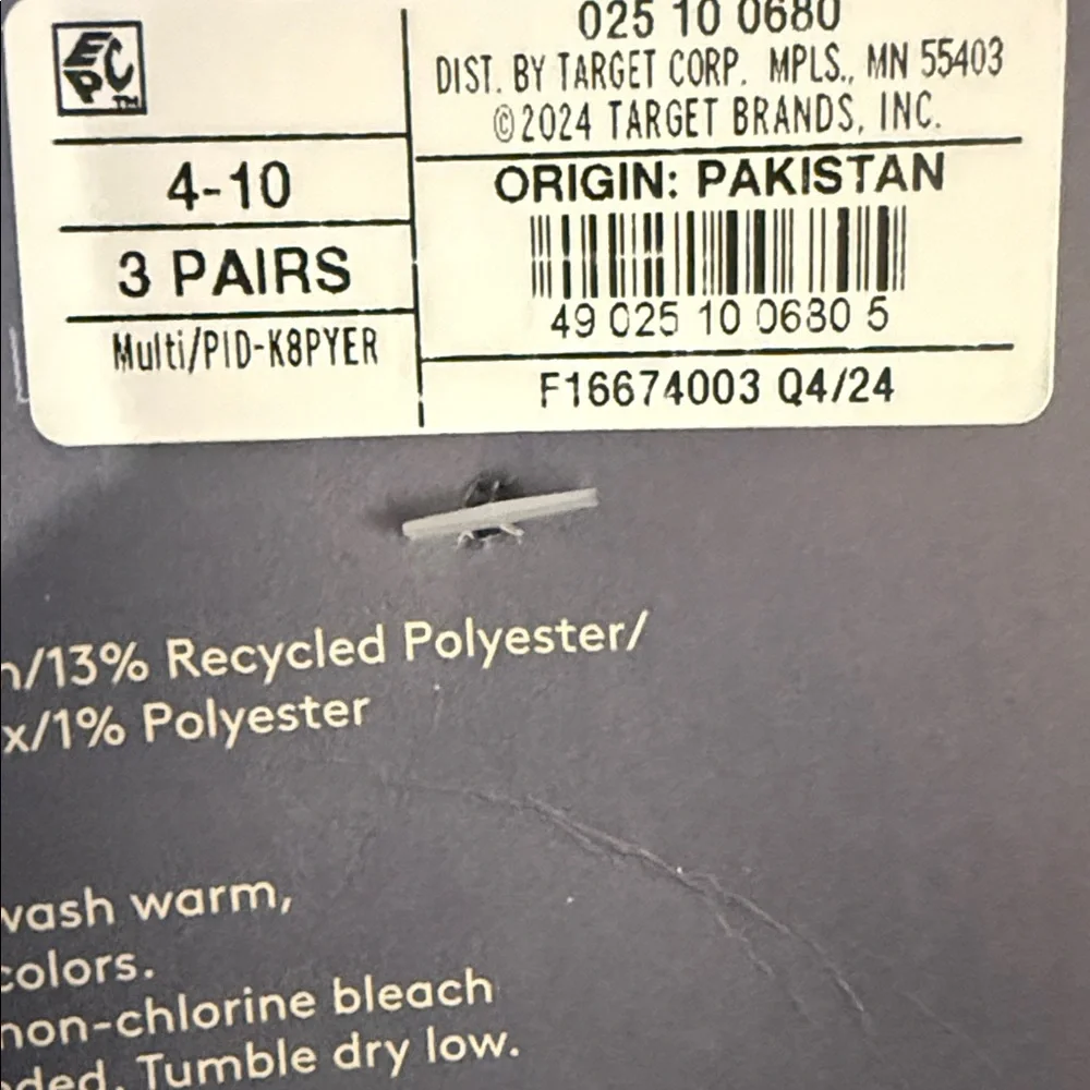 Universal Thread Cotton Blend Ankle Socks - 3 Pack FREE SHIPPING 🚀🧦 Sz 4-10 NWT